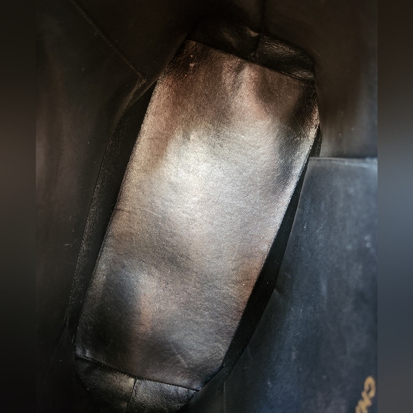 Chanel CC Medallion Quilted Suede Black Bag - Picture 9 of 12